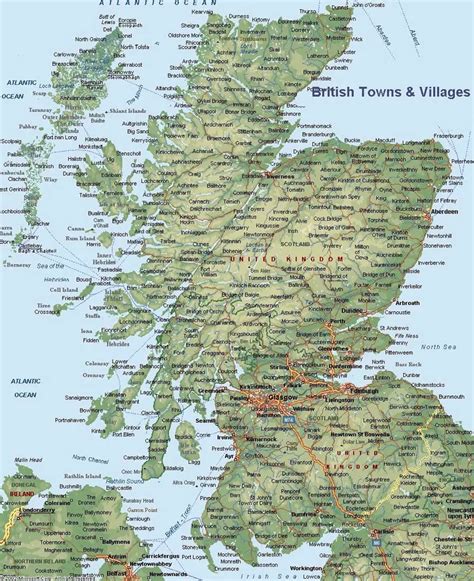 Scotland Uk Map - MapSof.net