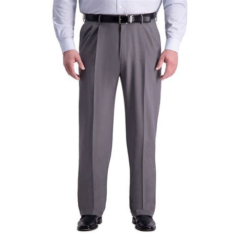 Haggar - Big & Tall Haggar Premium Comfort Expandable-Waist Classic-Fit ...