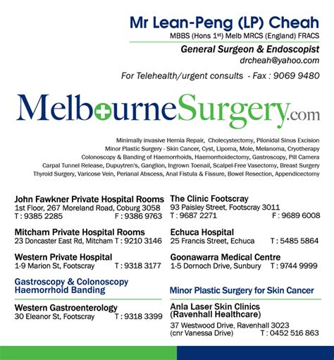 MelbourneSurgery.com