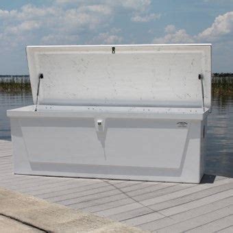 Fiberglass Dock Box - 75"L x 27"W x 25"H – Marine Fiberglass Direct