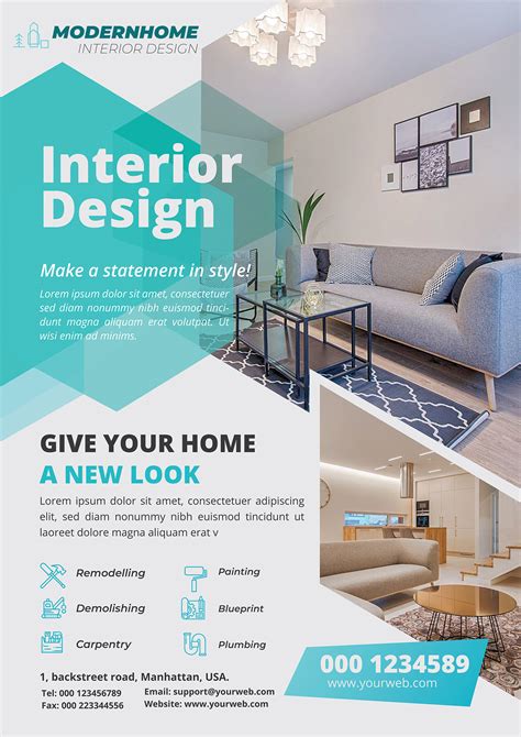 Interior Design Company Flyer :: Behance