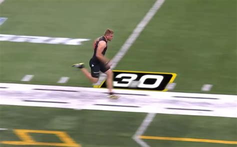 Watch Casper's Logan Wilson Run the 40-Yard-Dash at NFL Combine