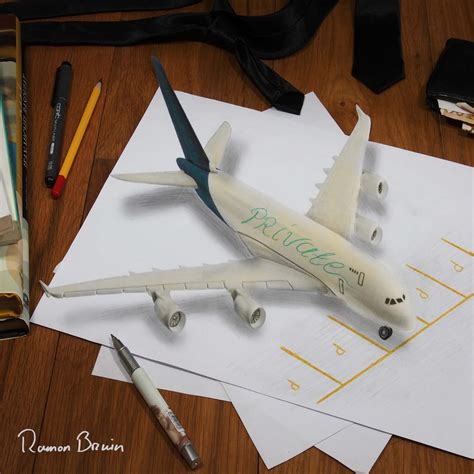 Private plane 3d drawing by RamonBruin on DeviantArt