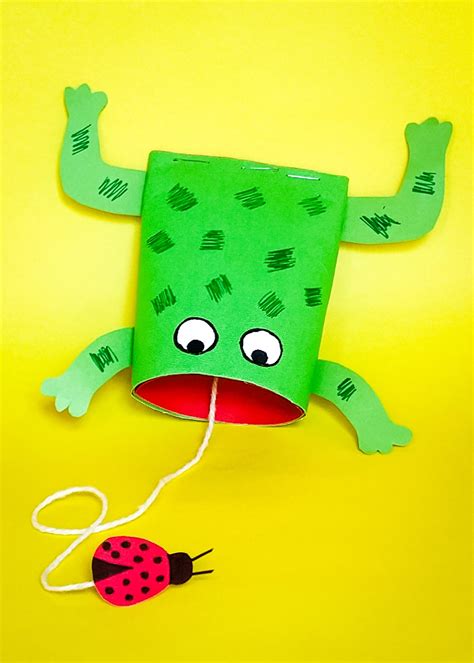 Toilet Paper Roll Frog Craft - Easy Craft - Kids Activity Zone