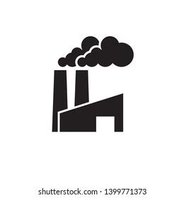 Factory Industrial Icon Vector Template Stock Vector (Royalty Free) 1399771373 | Shutterstock