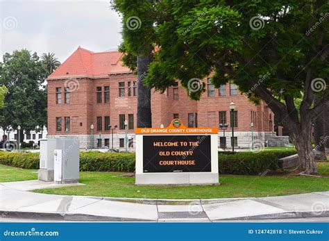 The Old Orange County Courthouse Editorial Stock Photo - Image of ...