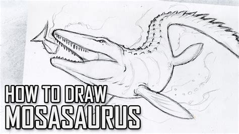 How To Draw A Mosasaurus