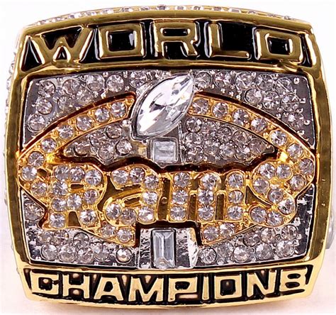 Kurt Warner St. Louis Rams High Quality Replica 2000 Super Bowl XXXIV Championship Ring ...