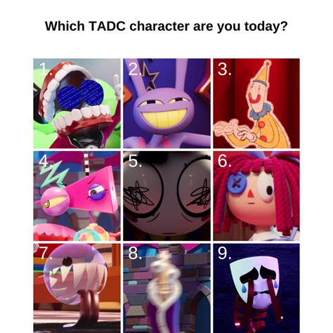 Which TADC character are you feeling like today? | Fandom