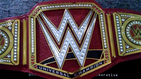 WWE Universal Championship .. Commemorative Edition Belt!! - YouTube