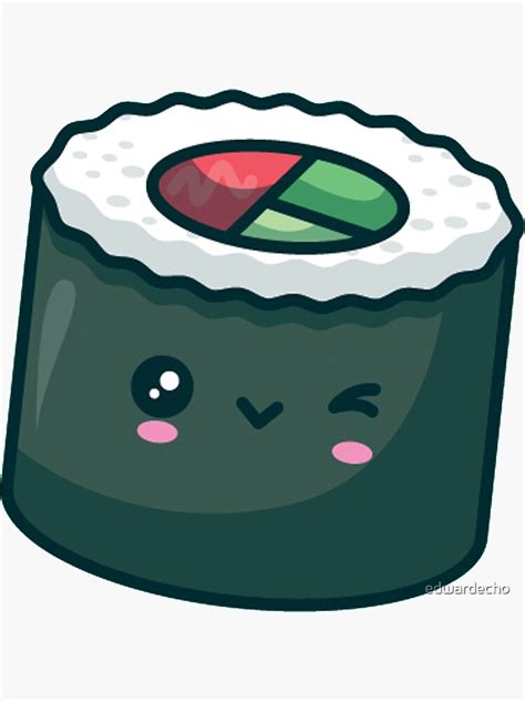 Cute Animated Sushi