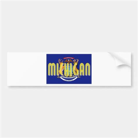 Michigan Bumper Sticker | Zazzle