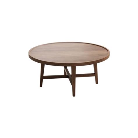 Modern Teak Round Coffee Table - Wooden Works Jepara