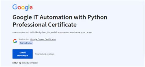 Google IT Automation With Python Professional Certificate Review 2024