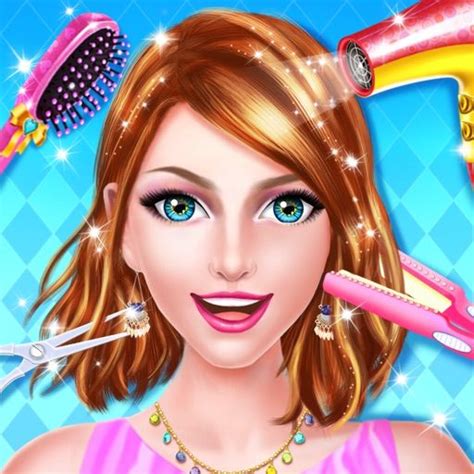 Hair Salon | Hair salon games, Salon website, How to make hair