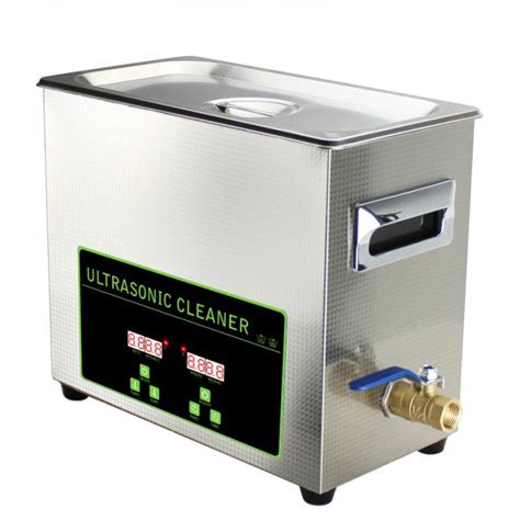 150W Benchtop Ultrasonic Dental Instrument Cleaner 6.5L Small Digital Ultrasonic Cleaner