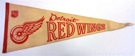 Lot Detail - Detroit Red Wings Vintage Pennant