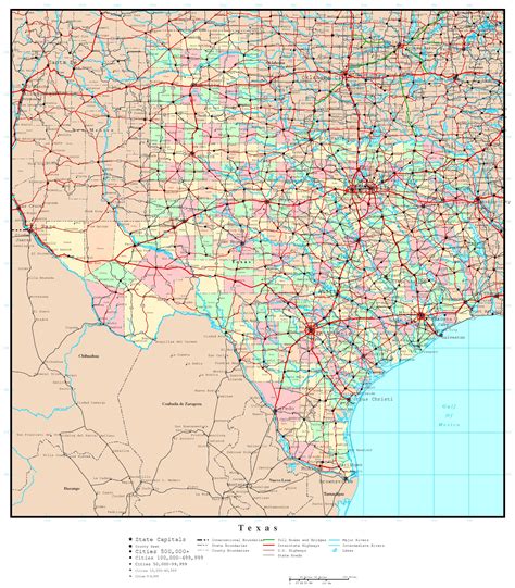 Texas Political Map