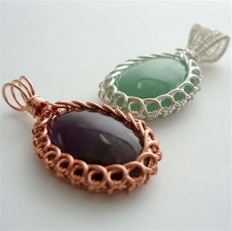 121 best wire wrap pendant bezel images on Pinterest | Wire jewelry, Wire wrapped jewelry and ...