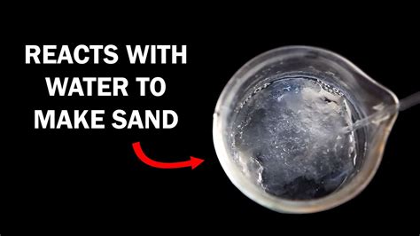 Making Silicon Tetrachloride (reacts with water to make sand!) - YouTube