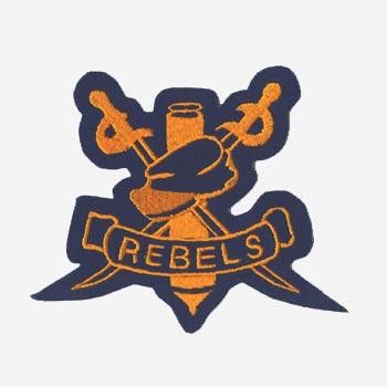 Rebel Mascot - Texas Letter Jackets