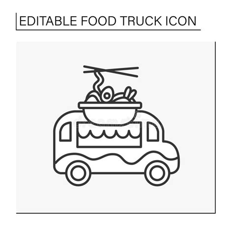 Food Cart Icon. Hot Dog or Ice Cream Street Food Stand Simple Vector Illustration Stock Vector ...