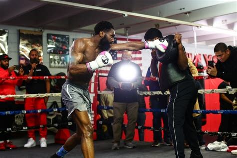 Photos: Jaron Ennis Putting in Work For IBF Interim-Title Clash ...