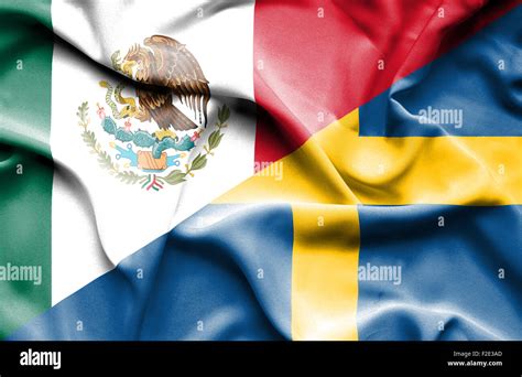 Waving flag of Sweden and Stock Photo - Alamy