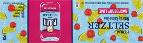 Polar® Seltzer Raspberry Lime Sparkling Water, 12 cans / 12 fl oz ...