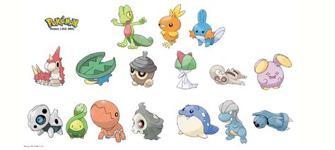 Pokemon: 3-Stage Evolutions - Hoenn: First Stage by quintonshark8713 on DeviantArt