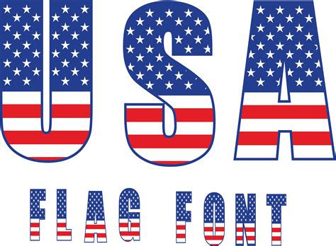 American Flag Font Svg USA FLAG Font Svg American Flag - Etsy Hong Kong