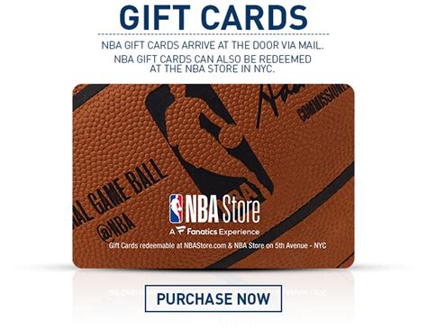 NBA Gift Cards & Online Gift Certificates - NBAStore.com