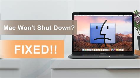 What To Do When Your Mac Won't Shut Down? [Full Guide] - YouTube