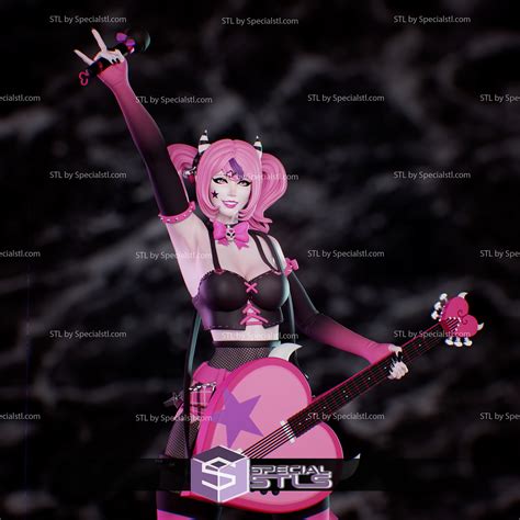 Ironmouse Pink Rock 3D Model Vtuber | SpecialSTL