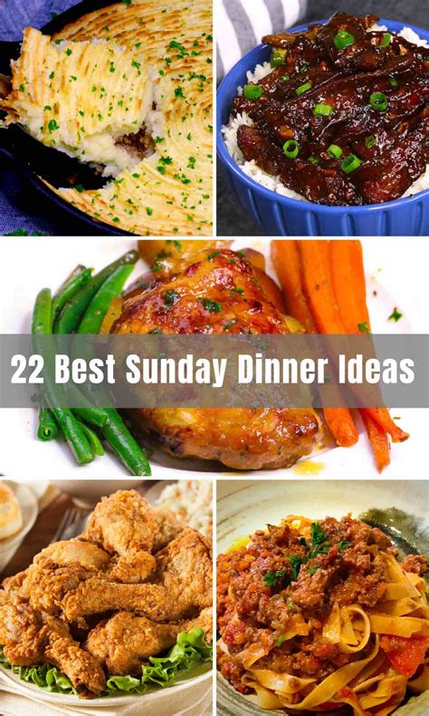 Best Sunday Dinner Ideas (Easy Recipes)