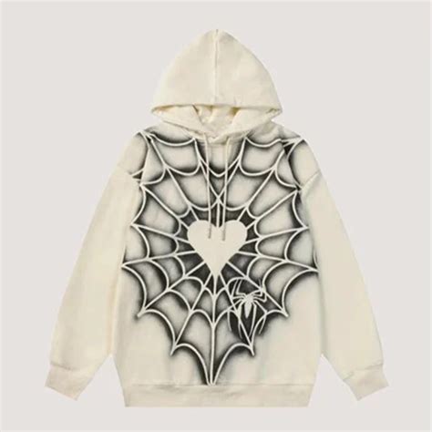 Unisex Pullover Spiderweb Hoodie - Danezon