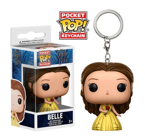 Funko Disney Beauty and the Beast POP Disney Belle Keychain - ToyWiz