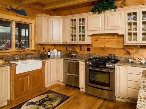 Stylish Log Cabin Kitchen Cabinet Ideas For 2023 - HOMEPEDIAN