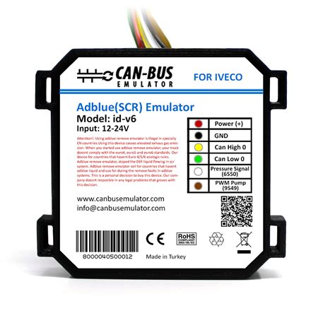 Iveco Euro 6 Adblue (SCR) Emulator - Can-Bus Emulator