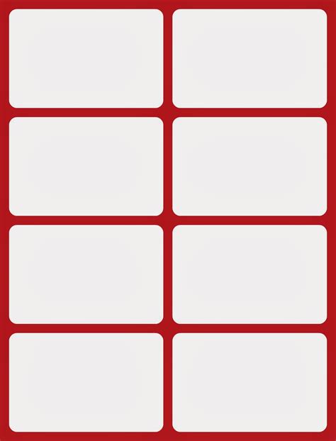 Free Flashcard Template Word - Printable Templates