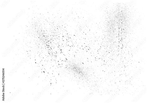 Paint splatter background. Black vector paint drops splatter. Dust ...