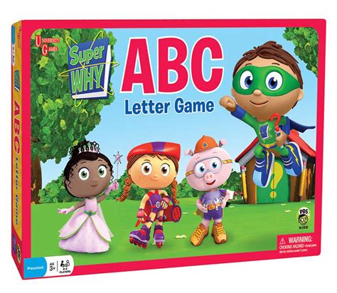 Super WHY! ABC Letter Game, University Games | Puzzle Warehouse