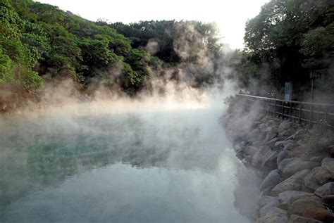 Premium Photo | The steam rising off the water at beitou hot spring, taiwan