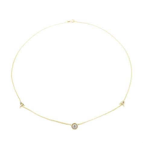 Home / Necklaces / Gold Initial Diamond Necklace