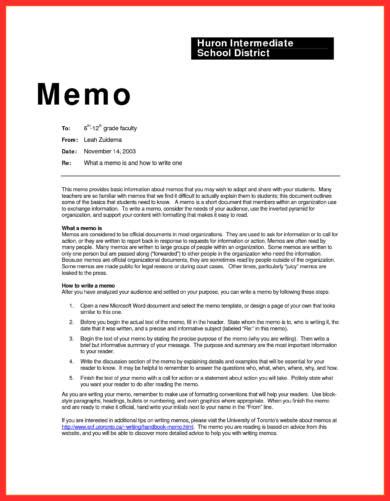 Talking Points Memo Template | HQ Printable Documents