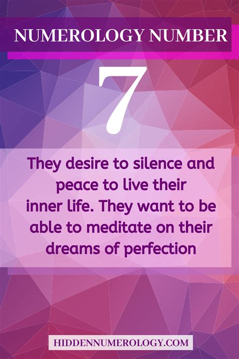 Numerology 7 – Meaning of Number 7 | Numerology, Numerology life path ...