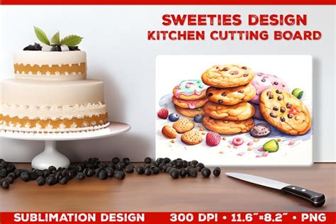 Sweeties Kitchen Cutting Board Sublimation design (2987883)