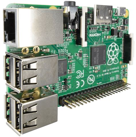 RASPBERRY PI B+: Raspberry Pi B+, 4x USB 2.0, 40-pin GPIO at reichelt elektronik