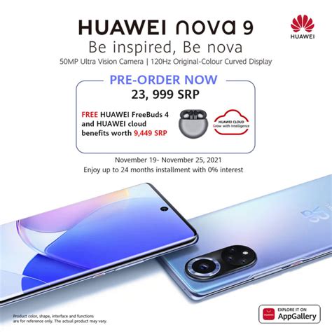 Huawei Announces Official Price for the nova 9 in the Philippines