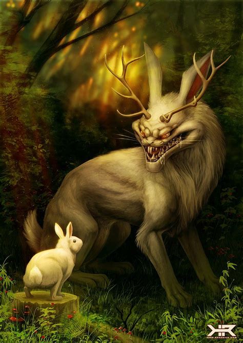 jackalope by vesner on deviantART | Fantasy creatures art, Fantasy ...